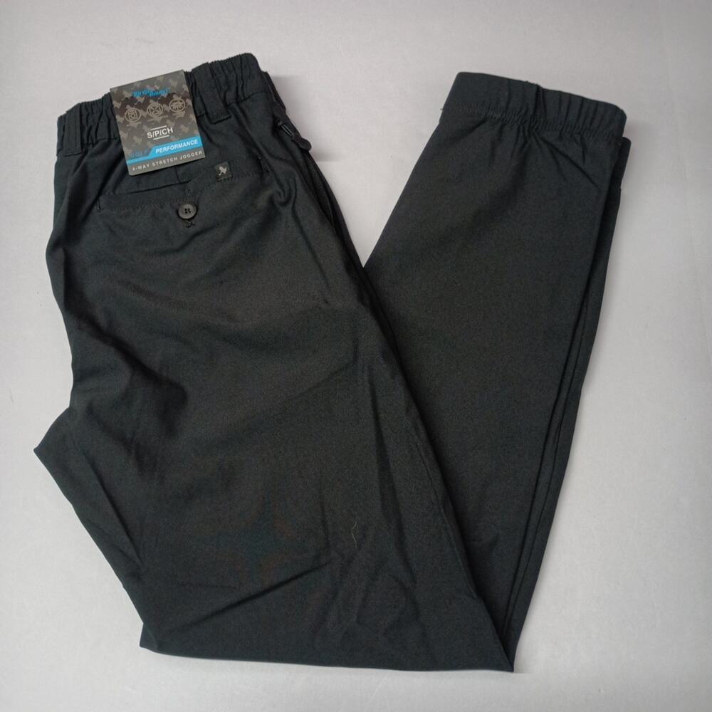 Birdie Bound Golf Joggers Men's S Black‎ Stretch Drawstring